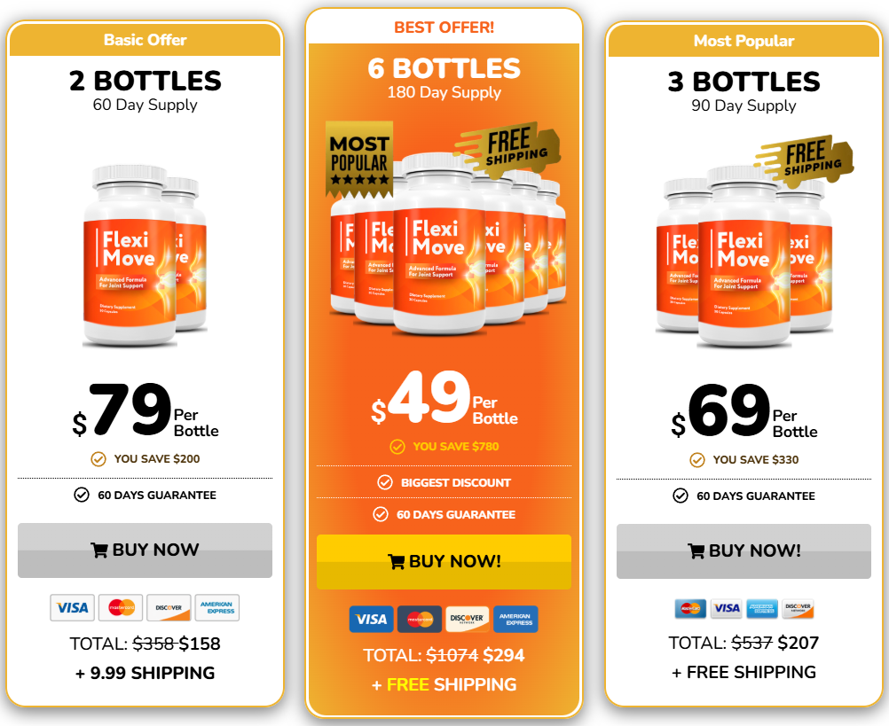 Flexi Move® Official Pricing and Package Options